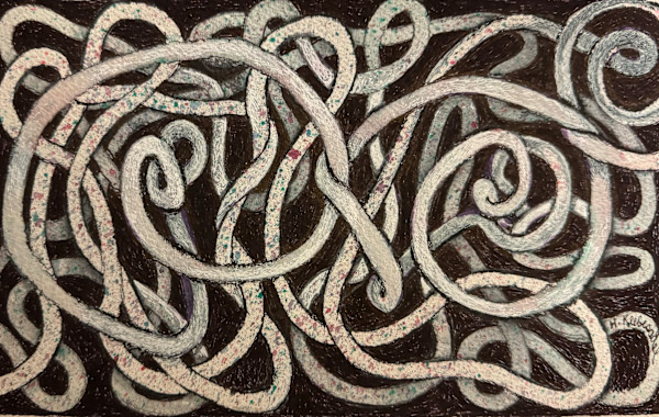 Whether or Knot- Drawing a Day #292 by Helen R Klebesadel
