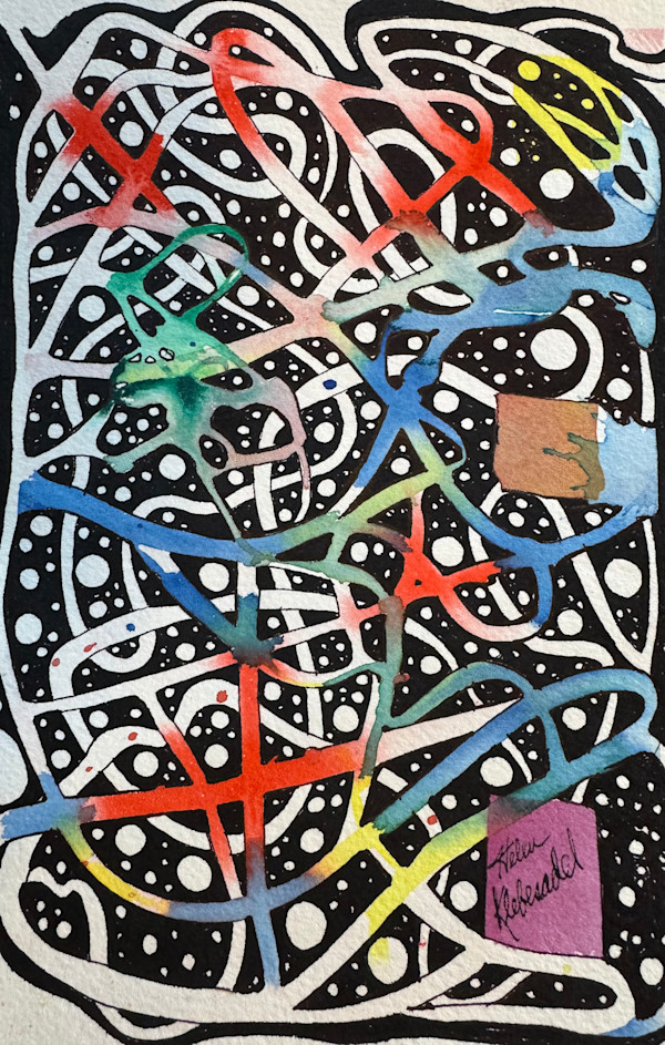 Just keep Moving- Drawing a Day #318 by Helen R Klebesadel