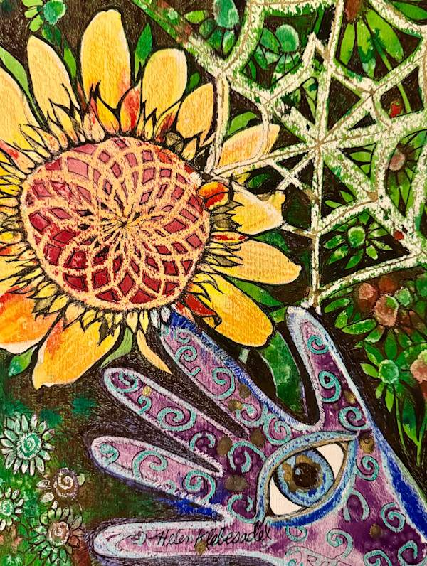 I See Connections- Drawing a Day 327 by Helen R Klebesadel