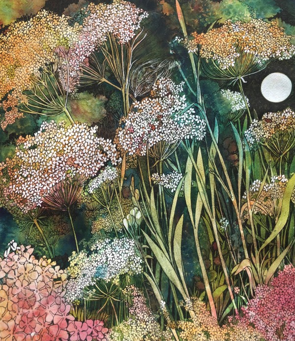 Moon Lace Garden by Helen R Klebesadel