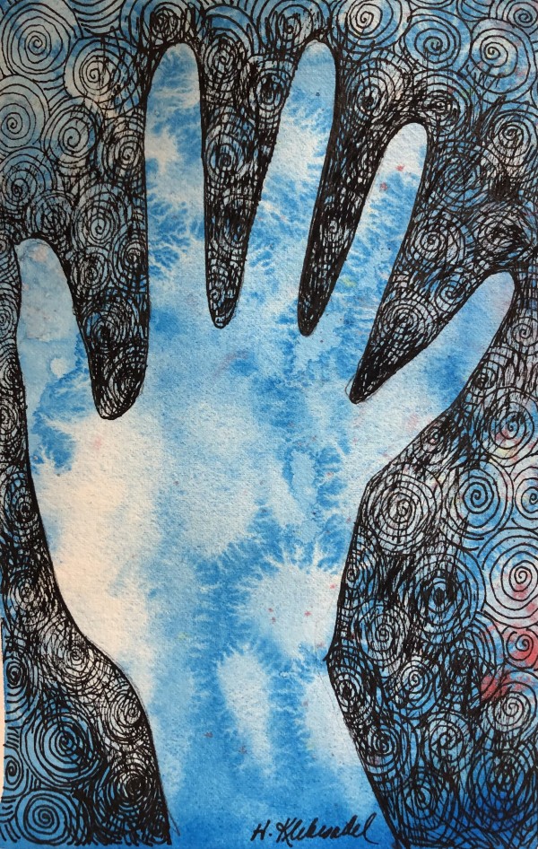 Touching The Sky - Drawing a Day #138 by Helen R Klebesadel