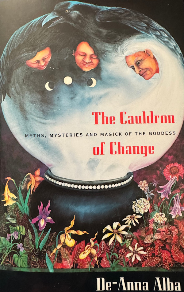 The Cauldron of Change on the cover of the  book The Cauldron of Change by De-Anna Alba by Helen R Klebesadel