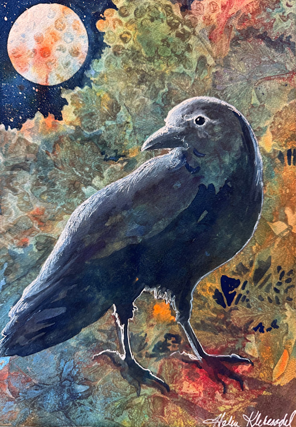 Corvid Sentinal I by Helen R Klebesadel