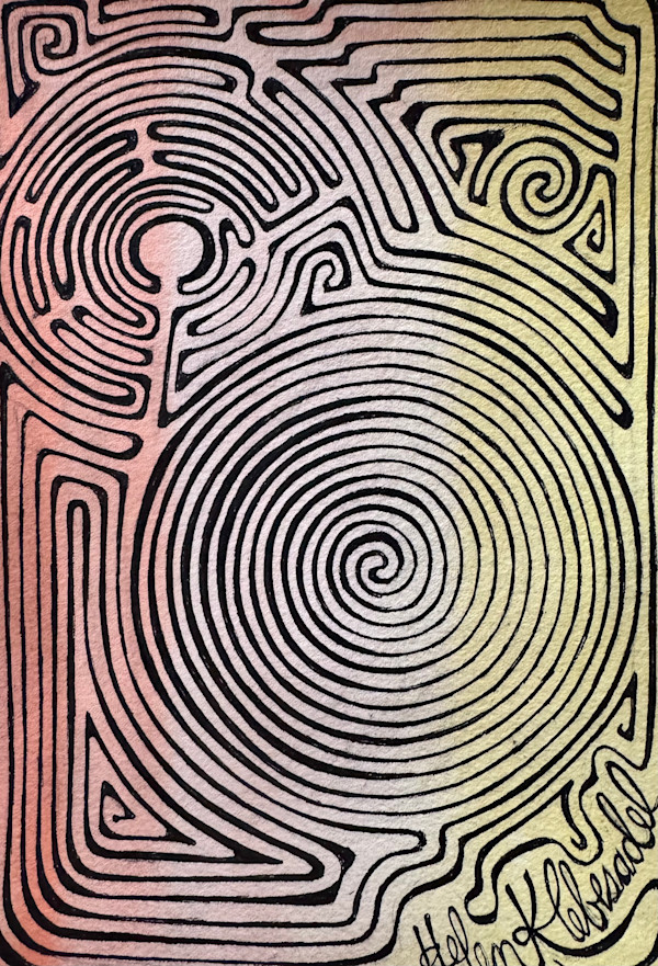 A Maze for Good- Drawing for Good by Helen R Klebesadel, Image 1.