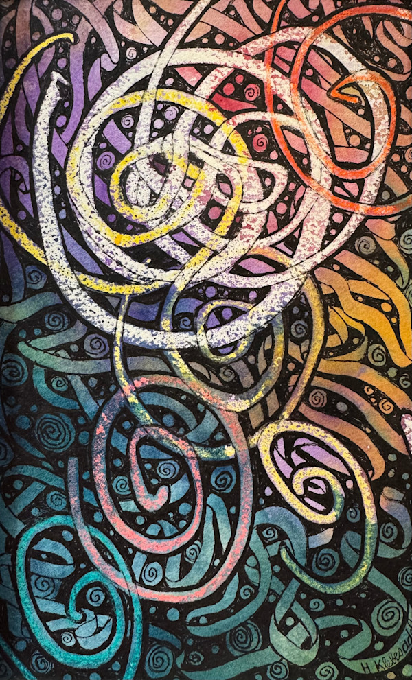 More Than A Gesture For Good II a Drawing for Good by Helen R Klebesadel, Image 1.