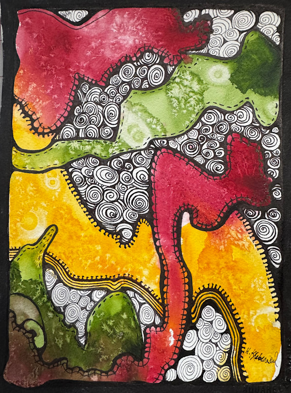 Just keep Moving II a Drawing for Good by Helen R Klebesadel, Image 1.