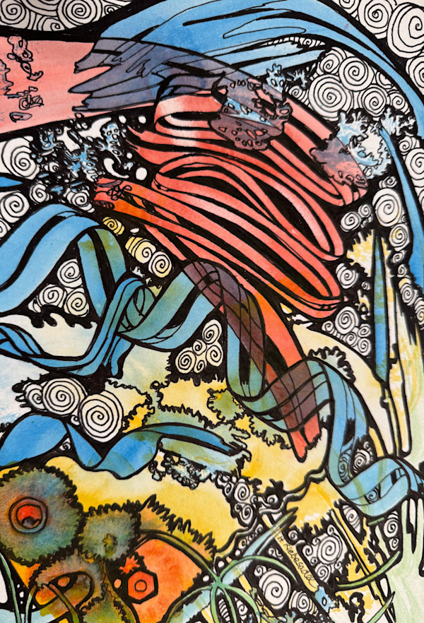 Gestures in Action- Drawing for Good by Helen R Klebesadel, Image 1.