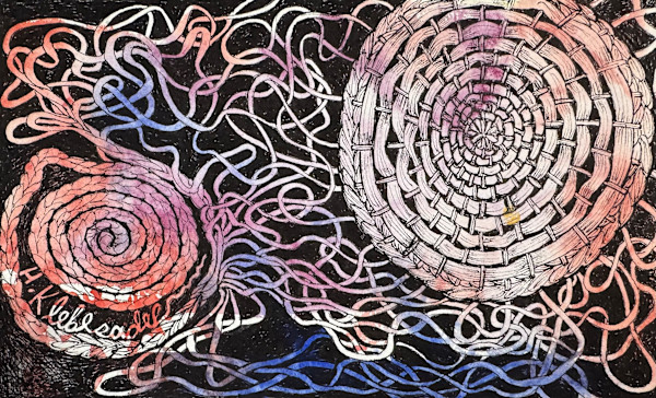 Weave a Drawing for Good by Helen R Klebesadel, Image 1.