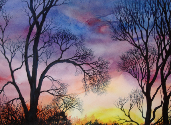 Sunset Lace X by Helen R Klebesadel