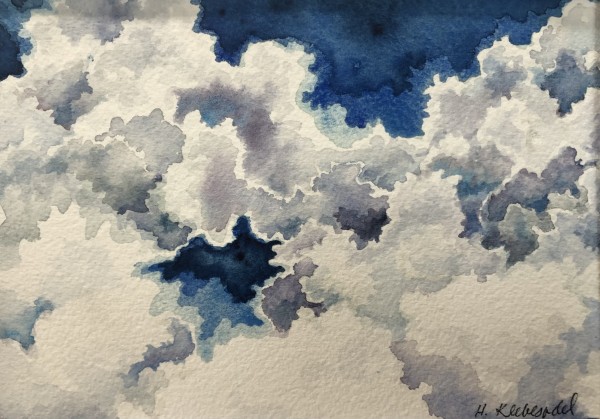 Cloud Study by Helen R Klebesadel