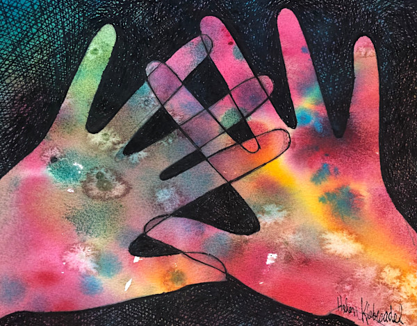 Touched - Giclee Print of Original Watercolor 2/100 by Helen R Klebesadel