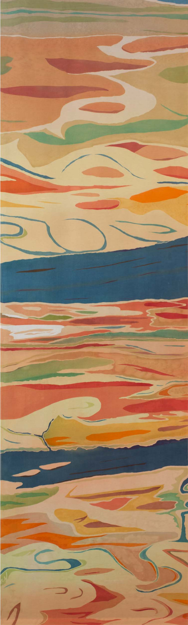 Sacred Waterway I(diptych) by Mary Edna Fraser