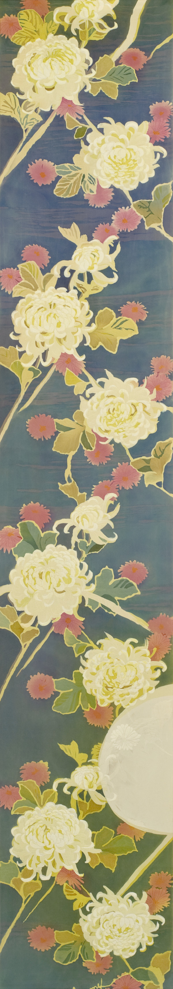 Moonlit Chrysanthemums by Mary Edna Fraser