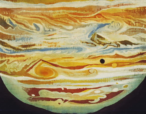 Io’s Shadow (Jupiter) by Mary Edna Fraser