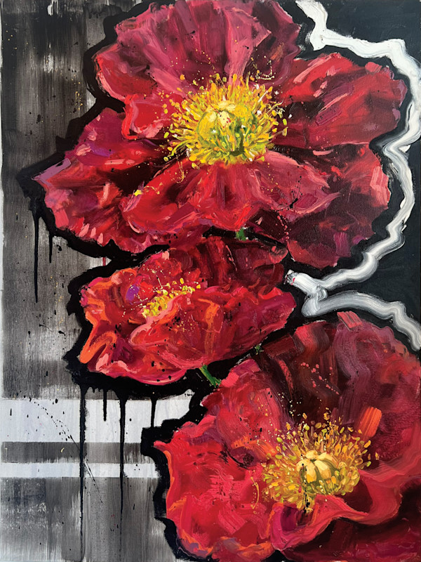 POPPY OF RED by Gabriela Zerpa