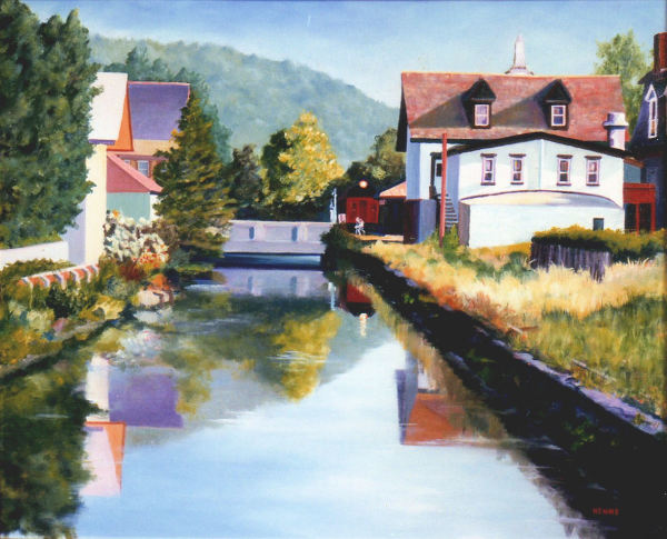 View Along the Canal by Robert Henne