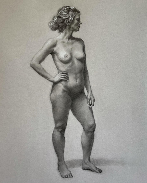 Life Drawing by Heidi V Huck