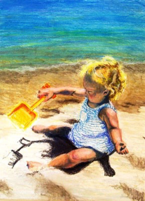 Beach Day by Heidi V Huck