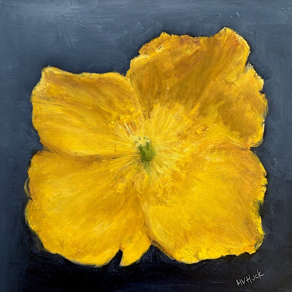 Yellow Poppy by Heidi V Huck