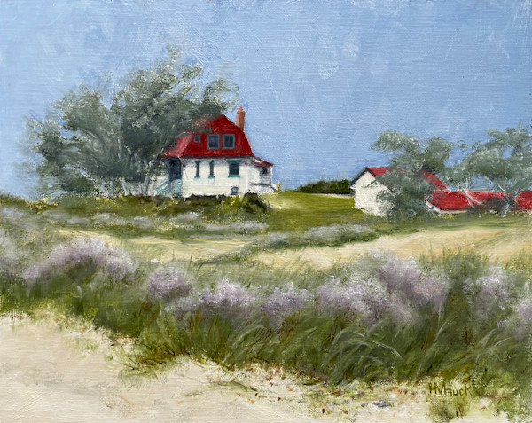 Baby's Breath at Pt Betsie Lighthouse by Heidi V Huck, Image 1.