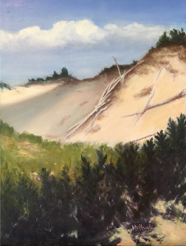 Lake Michigan Dunes by Heidi V Huck
