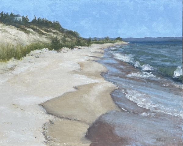 Painted Beach by Heidi V Huck