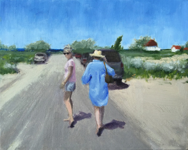 Pointe Betsie Road by Heidi V Huck