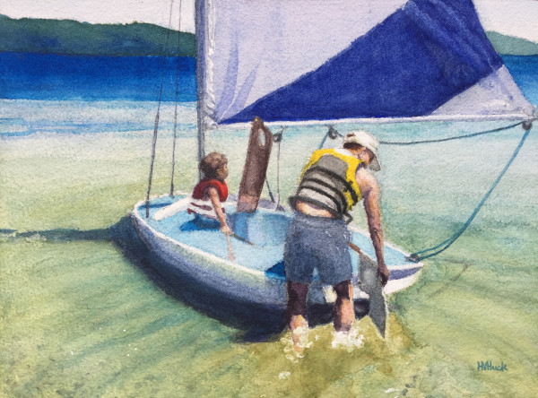 Rudder Down by Heidi V Huck