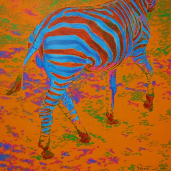 Disappearing Zebra by Helga Renders, Image 1.