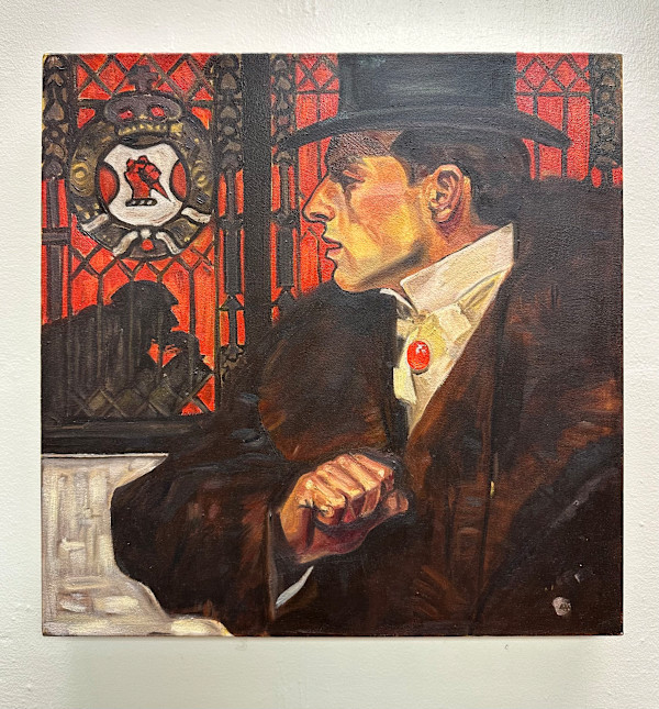 Study of The Sleuth by J.C. Leyendecker by Abigail Malek, Image 1.