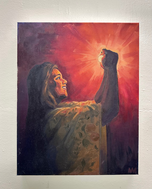 Self Portrait of the Artist and the Sun by Abigail Malek, Image 1.