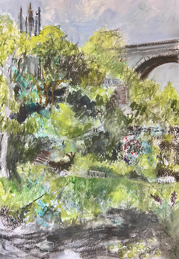 Greens stacked up by the Water of Leith by Julie Galante, Image 11.
