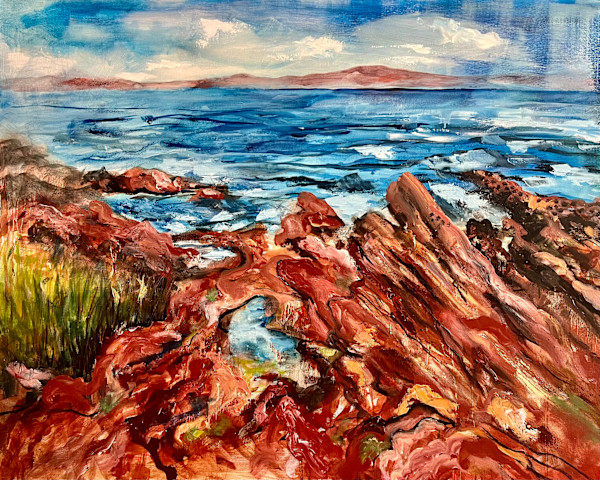Saturated on the red rocks (Arran) by Julie Galante, Image 1.