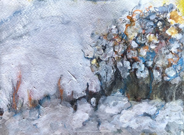 Snowy landscape study by Julie Galante