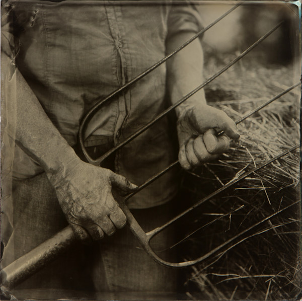 Anne and her Grandfather's Pitchfork by Daniel Afzal, Image 1.