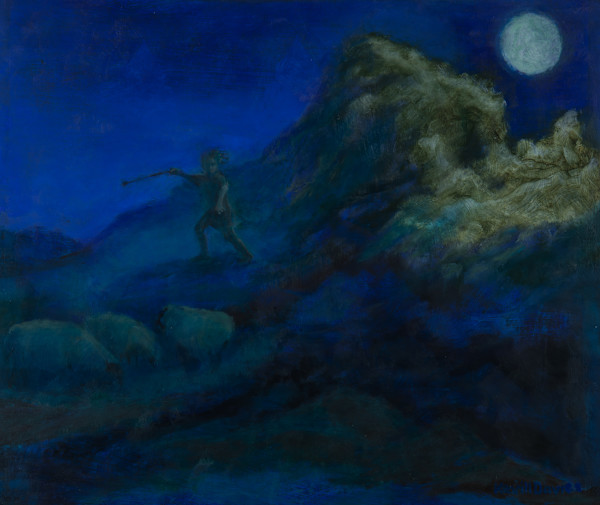 Boy with a Sling by B. Kevill Davies