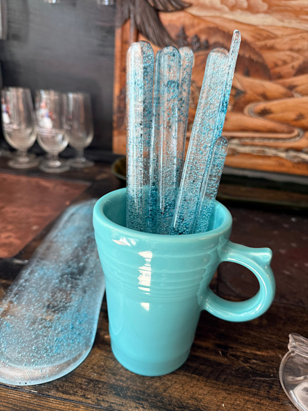 Bubbles 10” Swizzle Stick #3 by Candice (Candy) Treat Murphy, Image 1.