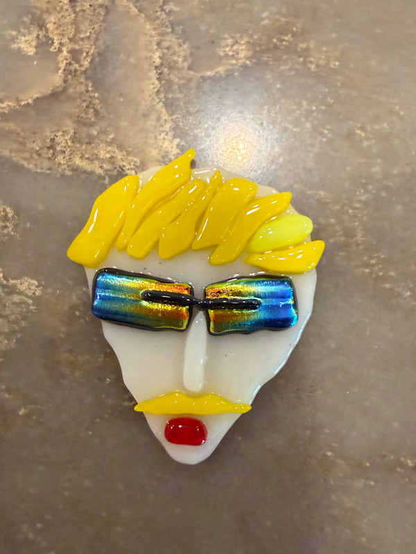 Dude #17 Brooch by Candice (Candy) Treat Murphy, Image 1.