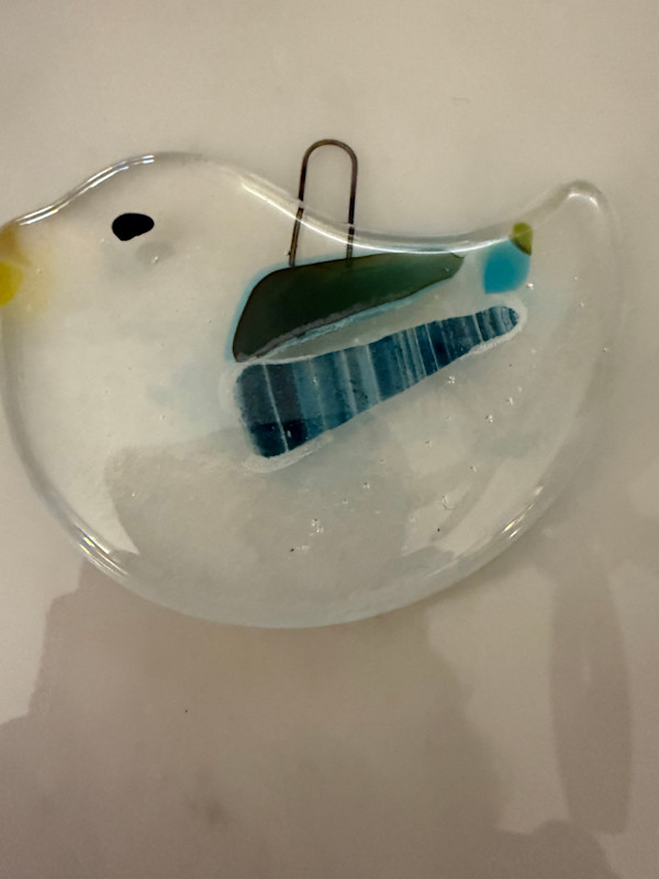 Textured Bird Ornament II by Candice Treat Murphy