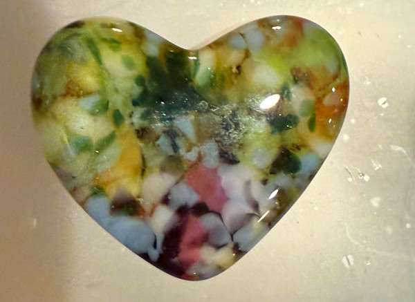 1.5” Tiny Pocket Heart Mixed Colors #1 by Candice Treat Murphy, Image 2.