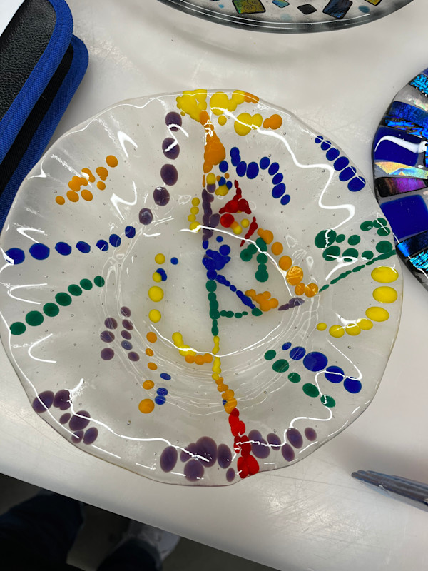 Candy Colored Dots Bowl by Candice Treat Murphy, Image 4.