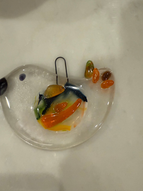 Textured Bird Ornament VIII by Candice Treat Murphy