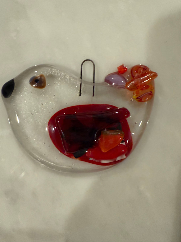 Textured Bird Ornament VIIII by Candice Treat Murphy