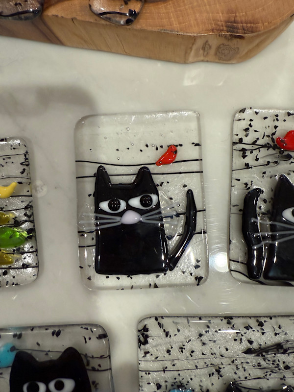 Peeky Black Cat 31 by Candice Treat Murphy, Image 4.