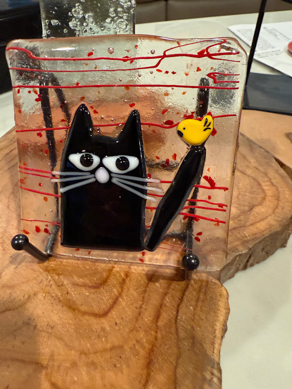 Peeky Black Cat 35 by Candice Treat Murphy, Image 5.