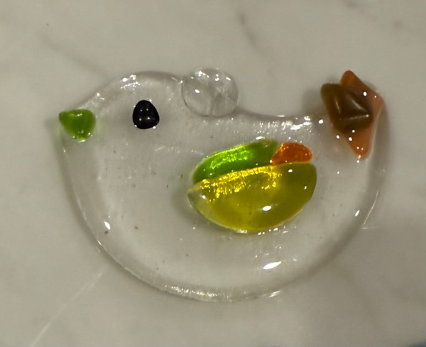 Textured Bird Ornament V by Candice Treat Murphy, Image 4.