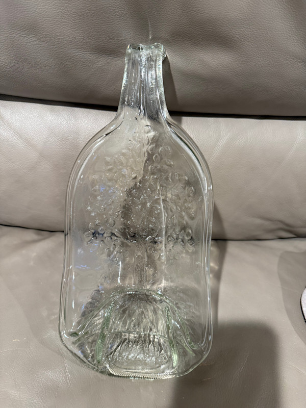 Magnum Bottle Large Spoon Rest Tree of Life #1 (clear) by Candice Treat Murphy