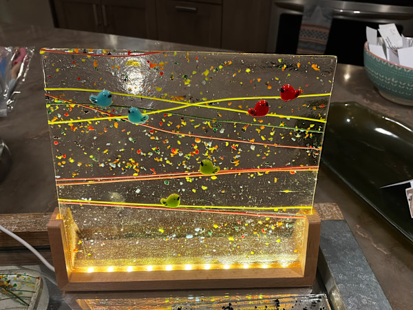 Little Birds 8” Square by Candice Treat Murphy