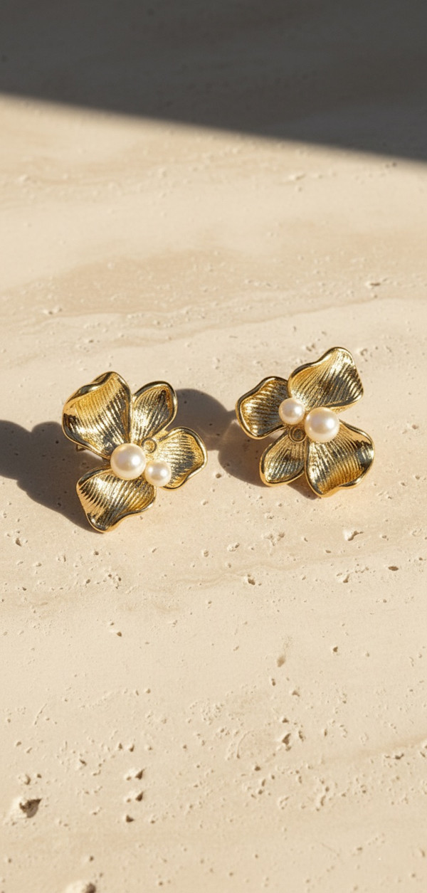 Double Pearl Flower Post by Breanna Cole, Image 1.