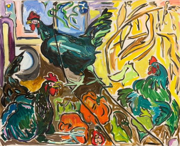 Chickens_and_Their_Pumpkins_i0yfnx_10 by Vivian Reiss, Image 10.